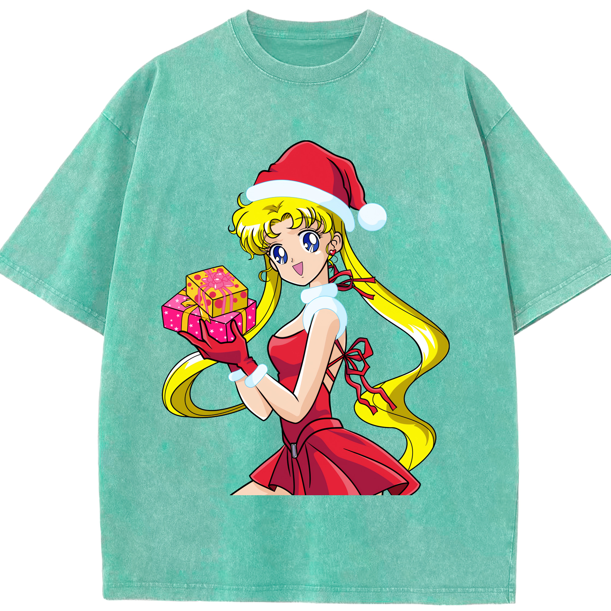 （画像用） 美少女戦士セーラームーン 月野 うさぎ つきの うさぎ Sailor Moon Tsukino Usagi 綿100% ヴィンテージ風 半袖Tシャツ（フロントプリント）